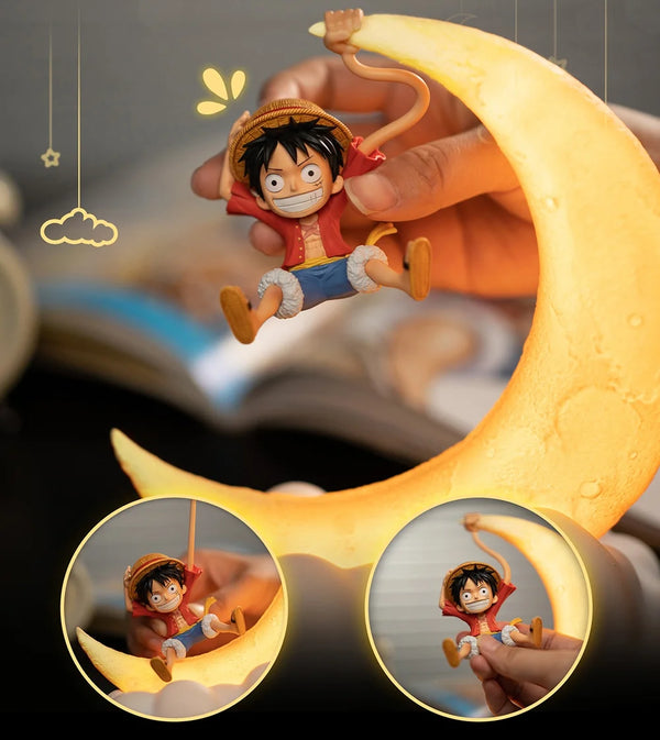 Lampa Księżycowa Luffy Anime